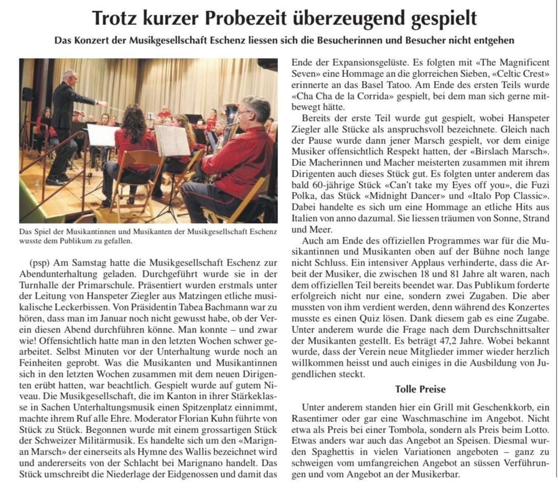 Unterhaltungsabend_Zeitungsbericht